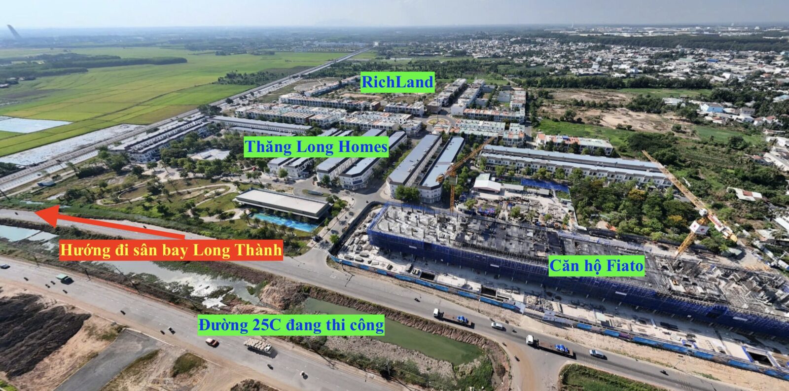 Vị trí dự án Thăng Long Homes